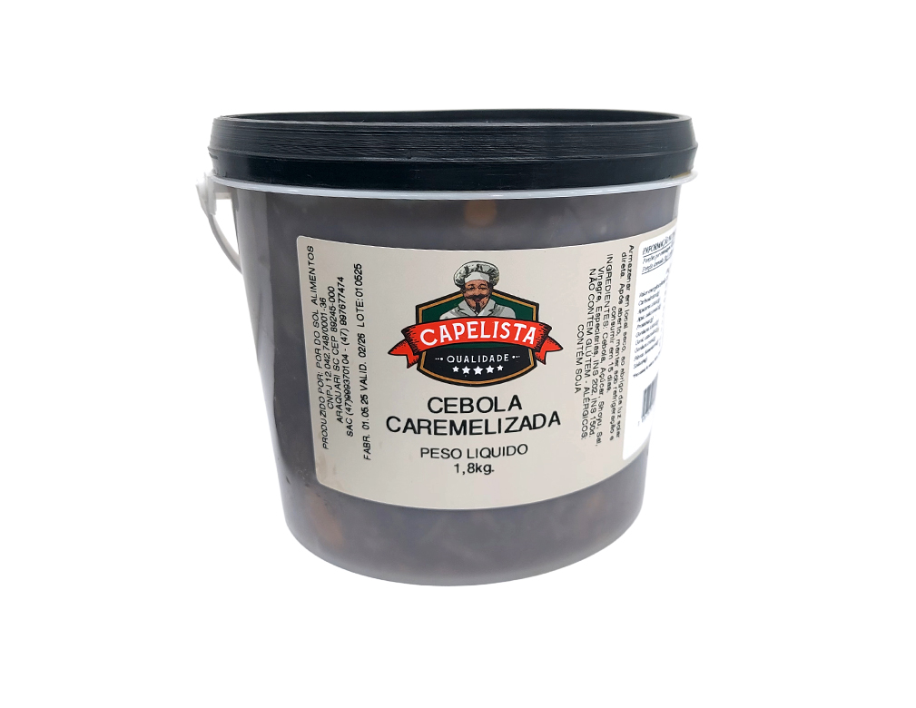 CEBOLA CARAMELIZADA CAPELISTA 1,8 KG (CX 6 BD)